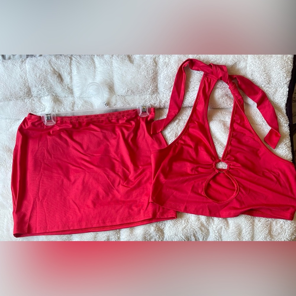 Halter Top & Skirt Set - NWOT - Picture 3 of 9